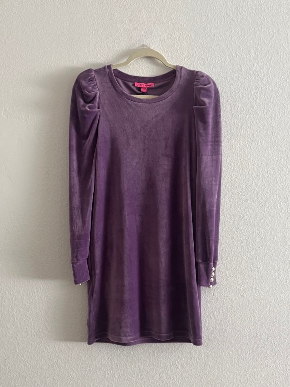 Betsey Johnson Velour Mini Dress